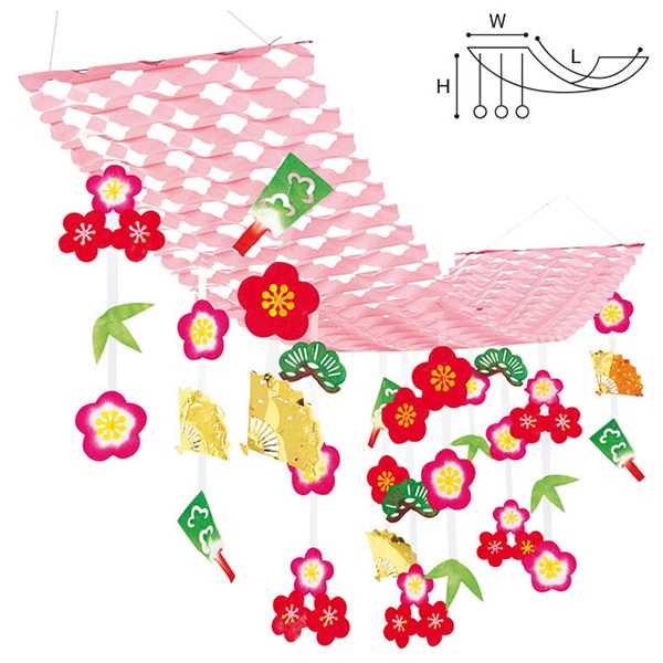 アルファ バリューお正月モチーフプリーツハンガー SV7-1000 1個（ご注文単位1個）【直送品】