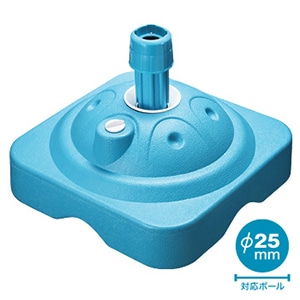 アルファ 注水型ポールスタンド 水色 10台セット SHB0070A 1セット（ご注文単位1セット）【直送品】