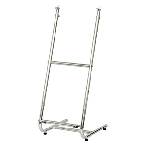 アルファ パネルスタンド 傾斜タイプ クローム KY8-0058SI 1台（ご注文単位1台）【直送品】