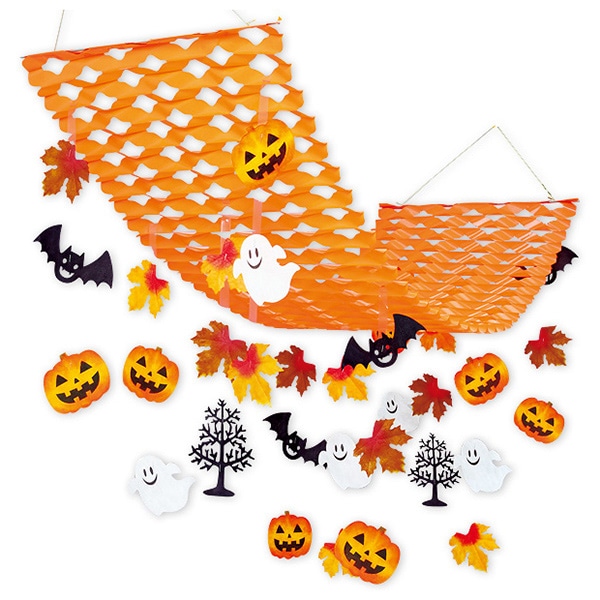 アルファ バリューハロウィンプリーツハンガー SV4-1003 1個（ご注文単位2個）【直送品】