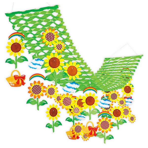 アルファ ツートンひまわりプリーツハンガー TA2-1154 1個（ご注文単位1個）【直送品】