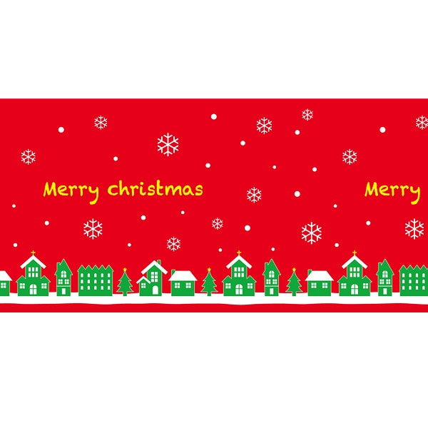 アルファ ビニール幕 60cm×50m クリスマス 街並み PA5-1075 1本（ご注文単位1本）【直送品】