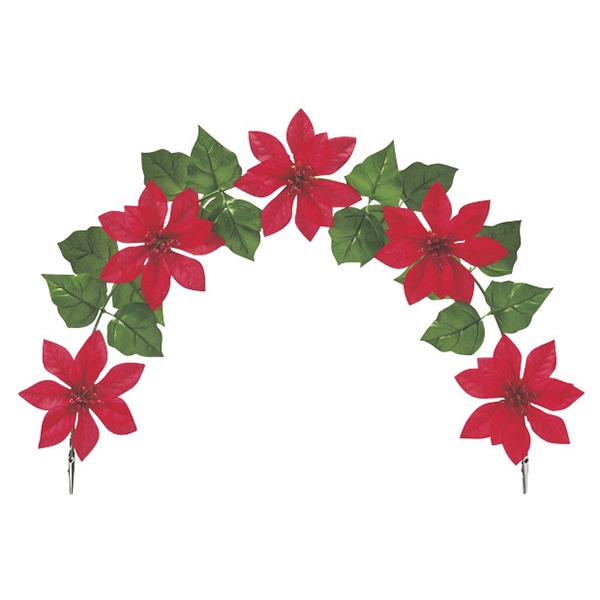 アルファ ポインセチアアーチクリップ SV5-0001 1本（ご注文単位1本）【直送品】