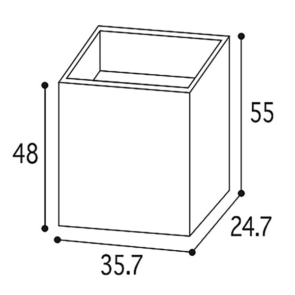 アルファ 紙製陳列台 ディスプレイBOX レンガ GS8-0092 1台(ご注文単位1台)【直送品】