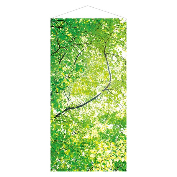 アルファ 新緑若葉タペストリー 防炎加工 TC2-0082 1枚（ご注文単位1枚）【直送品】
