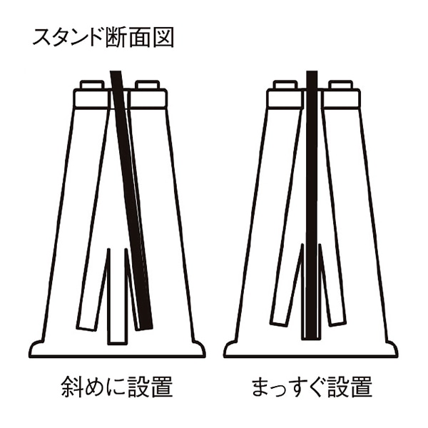 アルファ ポールスタンド 注水式 スリムスタンド 石目調 KA8-0068 1台（ご注文単位1台）【直送品】