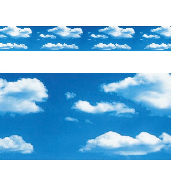 アルファ ビニール幕 45cm×50m 空と雲 PC2-0088 1本(ご注文単位1本)【直送品】