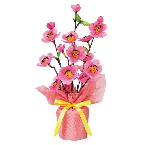 アルファ 桃バリューラッピングポット SV7-0009 1個（ご注文単位5個）【直送品】