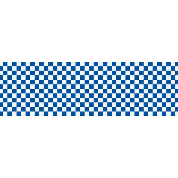 アルファ ビニール幕 60cm×50m 市松 藍色 PA8-1318 1本（ご注文単位1本）【直送品】