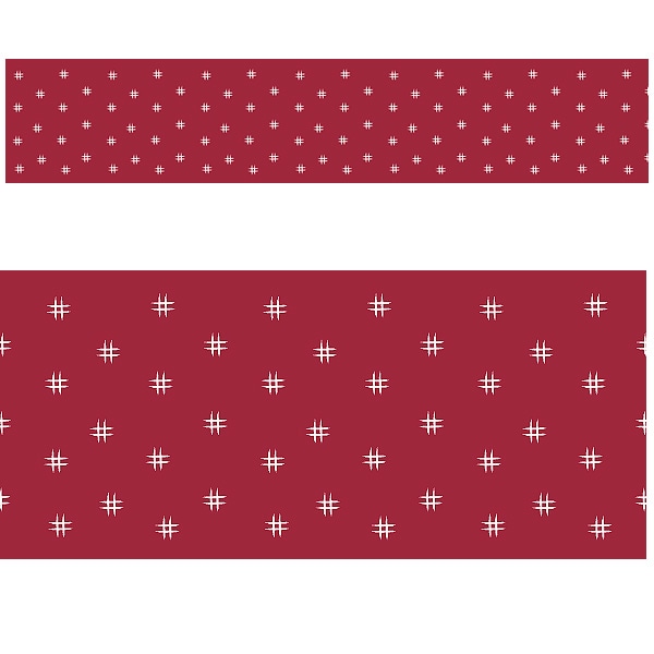 アルファ ビニール幕 60cm×50m かすり柄 エンジ PA8-1321 1本（ご注文単位1本）【直送品】