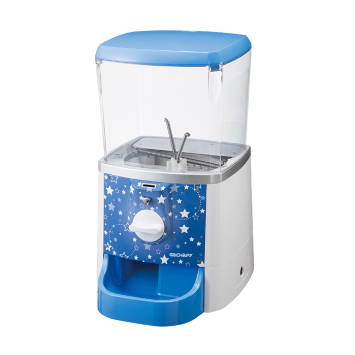 アルファ カプセル抽選器 ガチャピー 本体 ブルー XT8-0148BU 1台（ご注文単位1台）【直送品】