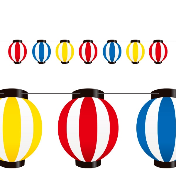 アルファ 提灯ガーランド FE8-0002 1本（ご注文単位1本）【直送品】