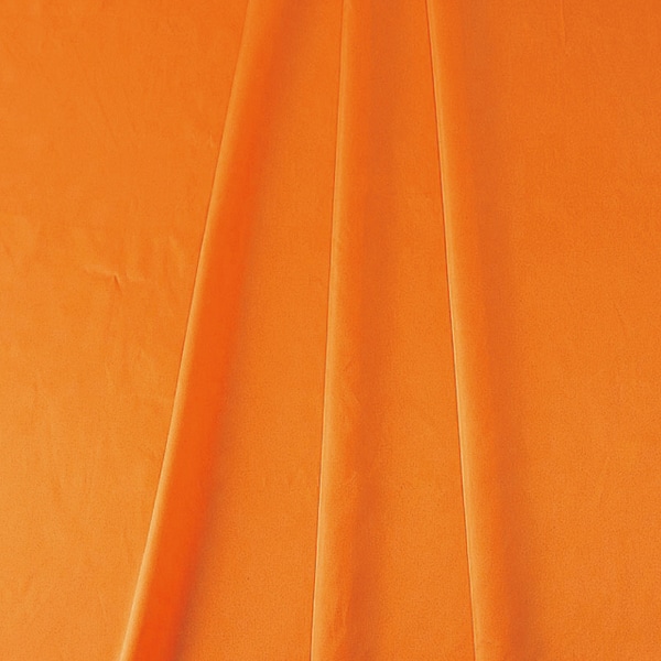 アルファ 防炎サテン生地 75×200cm オレンジ TE8-9077OR 1枚（ご注文単位1枚）【直送品】