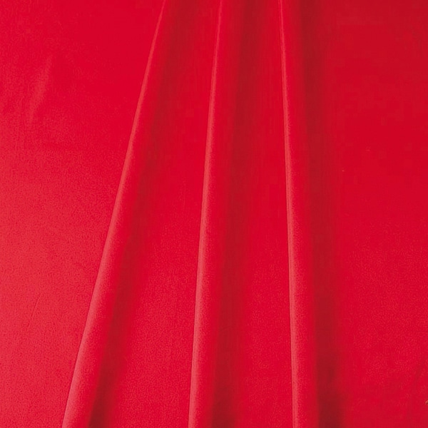 アルファ 防炎サテン生地 75×200cm レッド TE8-9077R 1枚（ご注文単位1枚）【直送品】