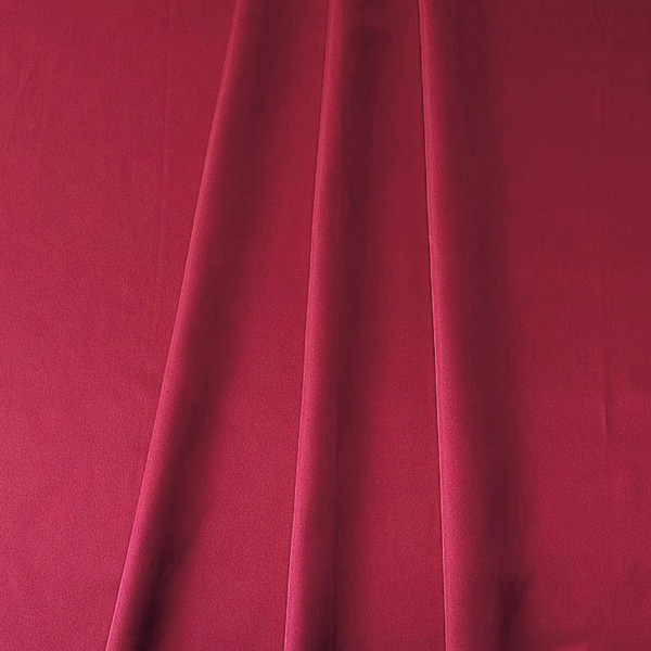 アルファ 防炎サテン生地 75×200cm ワイン TE8-9077WI 1枚（ご注文単位1枚）【直送品】