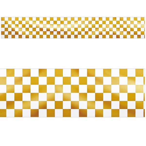 アルファ ビニール幕 45cm×50m 市松 金 PC8-1335 1本（ご注文単位1本）【直送品】