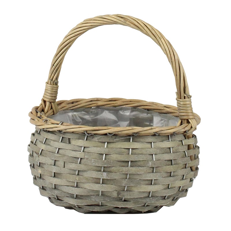 フォーシーズン バスケット アレンジ用 YD-303GR グレー 1個(ご注文単位2個)【直送品】