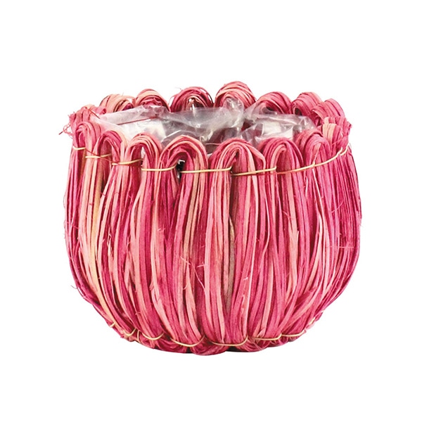 フォーシーズン バスケット アレンジ用 DM-035PP パープル 1個(ご注文単位6個)【直送品】