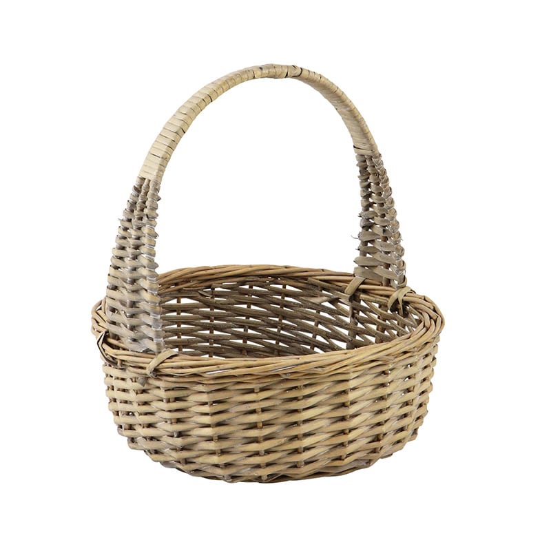 フォーシーズン バスケット　アレンジ用 YM-304 グレー 1個（ご注文単位1個）【直送品】