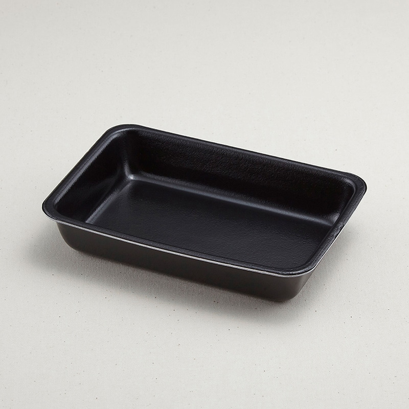 青葉紙業 弁当容器 本体 B-2 黒 201210 50個/袋（ご注文単位12袋）【直送品】