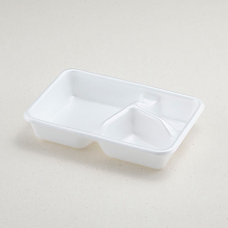 青葉紙業 弁当容器 本体 B-22 白 201221 50個/袋（ご注文単位12袋）【直送品】