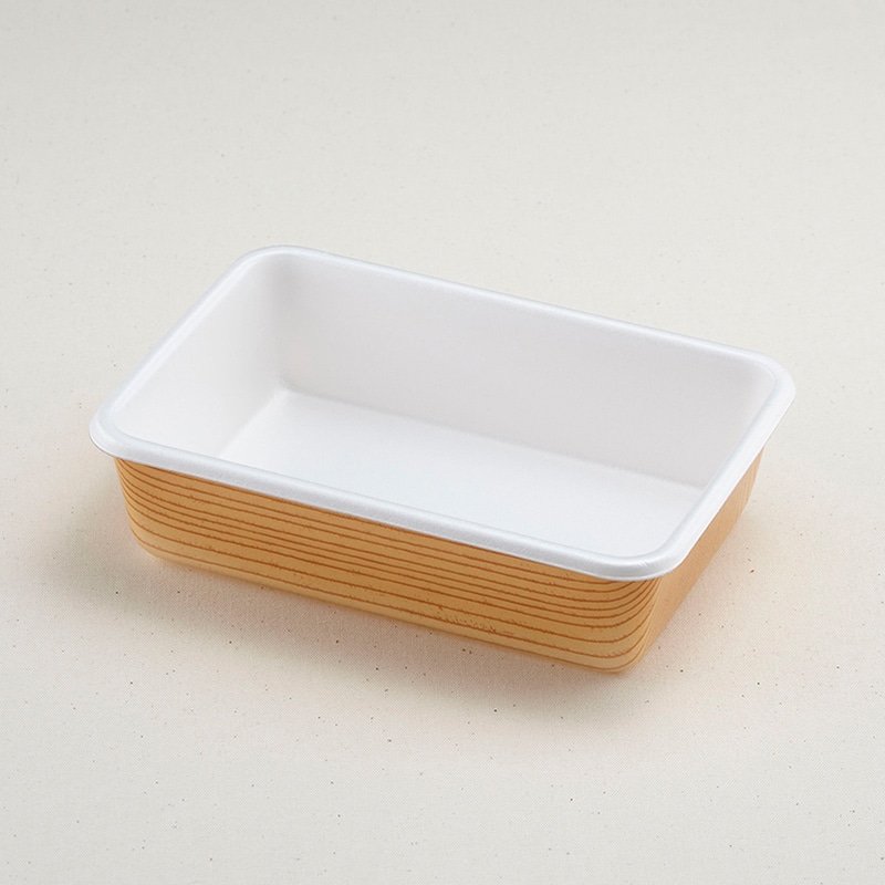 青葉紙業 弁当容器 本体 B-3 もくめ 201302 50個/袋（ご注文単位12袋）【直送品】