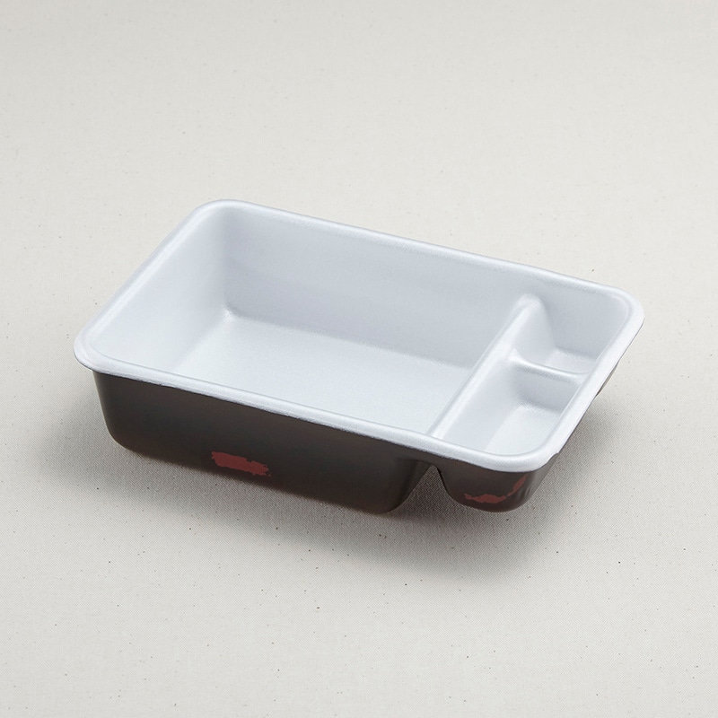 青葉紙業 弁当容器 本体 B-33 うるし 201393 50個/袋（ご注文単位12袋）【直送品】