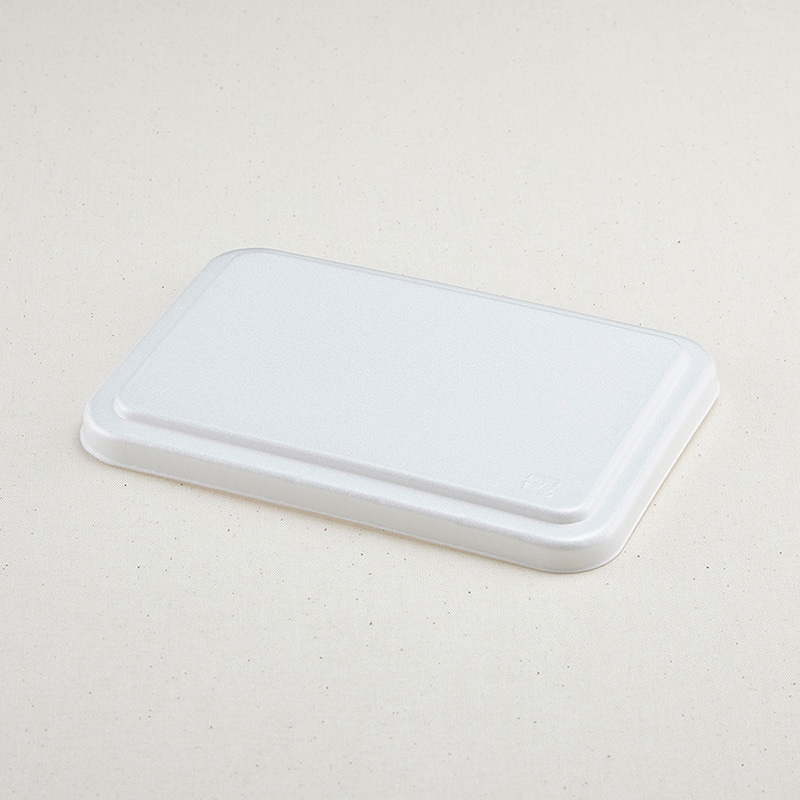 青葉紙業 弁当容器 蓋 B-23 白 201401 50枚/袋（ご注文単位12袋）【直送品】