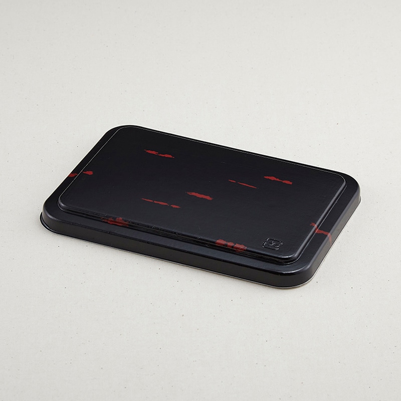 青葉紙業 弁当容器 本体 B-23 うるし 201403 50枚/袋（ご注文単位12袋）【直送品】