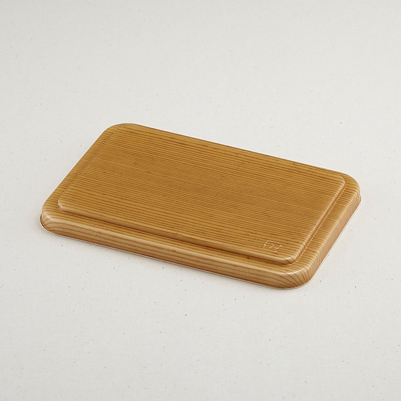 青葉紙業 弁当容器 蓋 B-23 NDもくめ 201422 50枚/袋（ご注文単位12袋）【直送品】