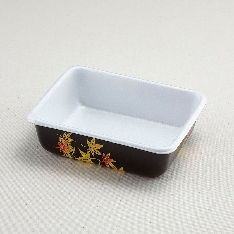 >青葉紙業 弁当容器 本体 B-4 もみじ 201518 50個/袋(ご注文単位14袋)【直送品】