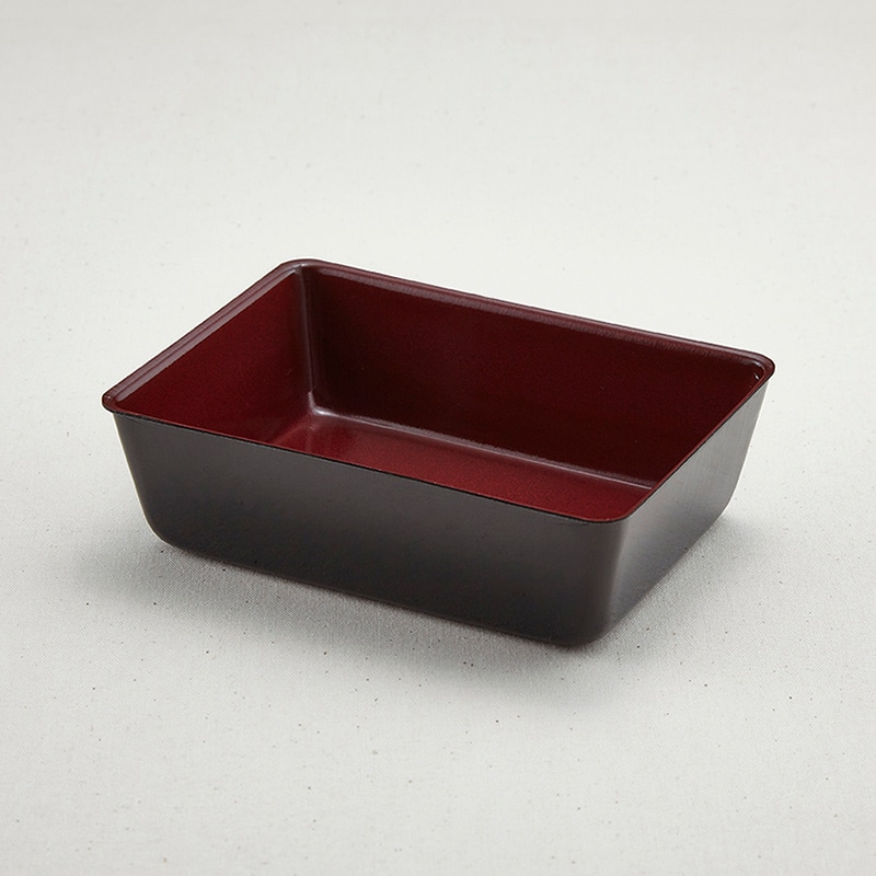 青葉紙業 弁当容器 本体 BS-40 くろ内赤 201584 50個/袋（ご注文単位14袋）【直送品】