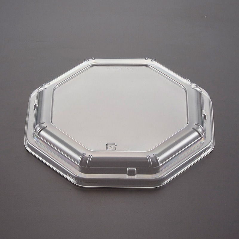 青葉紙業 冷やし麺容器 蓋 CA-190-8 透明 204817 50枚/袋（ご注文単位24袋）【直送品】