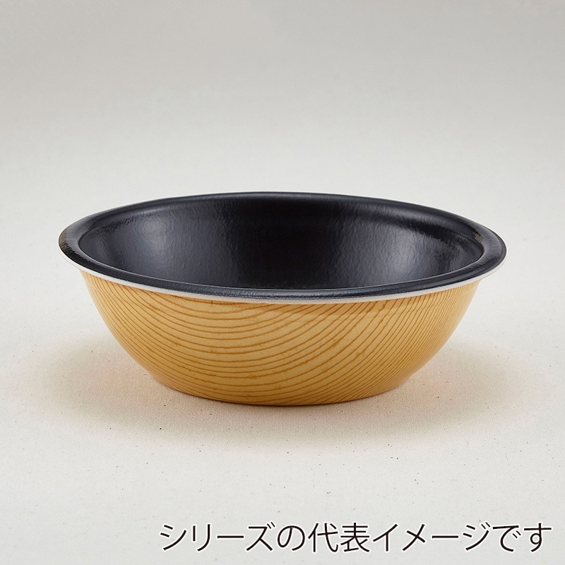 青葉紙業 丼容器 本体 SD-180 耐熱もくめ内黒 205031 50個/袋（ご注文単位9袋）【直送品】
