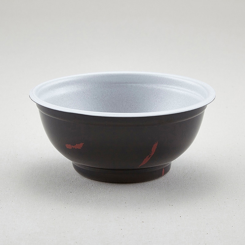 青葉紙業 丼容器 本体 D-1 うるし 205103 50個/袋（ご注文単位10袋）【直送品】