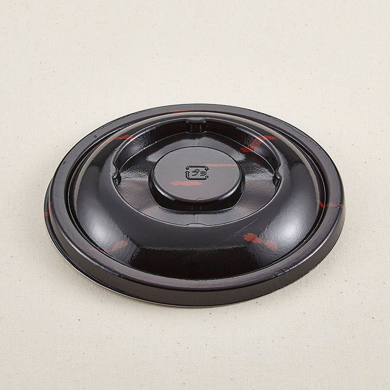 青葉紙業 丼容器 蓋 D-1 うるし 205153 50枚/袋（ご注文単位10袋）【直送品】