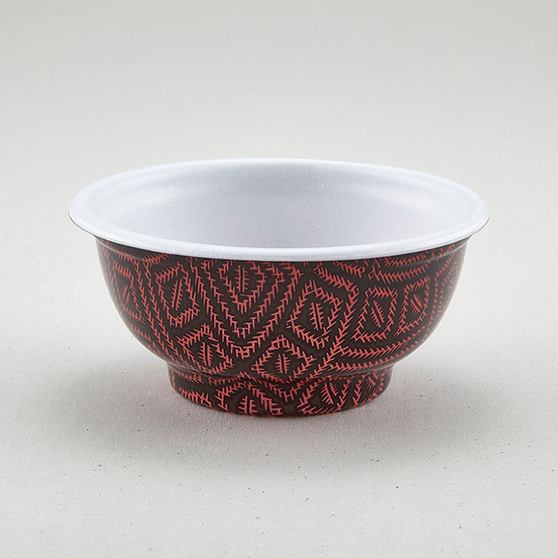 青葉紙業 丼容器 本体 D-2 らんたい 205217 50個/袋（ご注文単位12袋）【直送品】