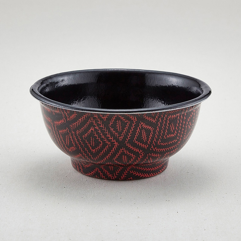 青葉紙業 丼容器 本体 D-2 耐熱らんたい内黒 205240 50個/袋（ご注文単位12袋）【直送品】