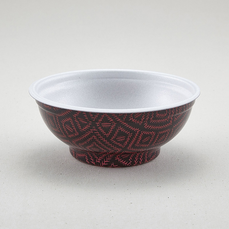 青葉紙業 丼容器 本体 D-22 らんたい 205295 50個/袋（ご注文単位12袋）【直送品】