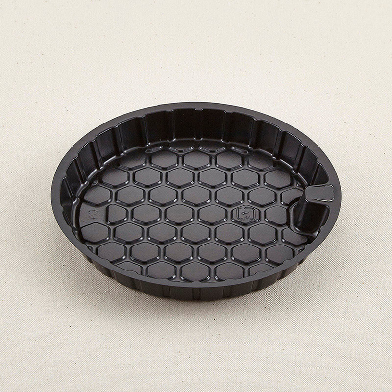 青葉紙業 丼容器 中皿 D-2 黒 205382 50枚/袋（ご注文単位12袋）【直送品】