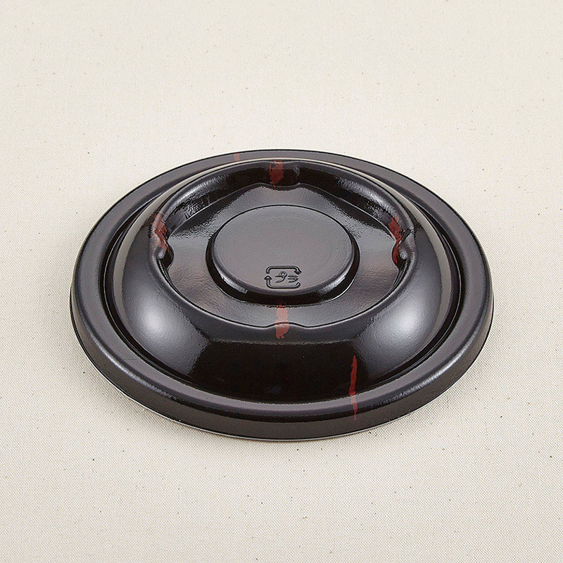 青葉紙業 丼容器 蓋 D-3 うるし 205503 50枚/袋(ご注文単位12袋)【直送品】