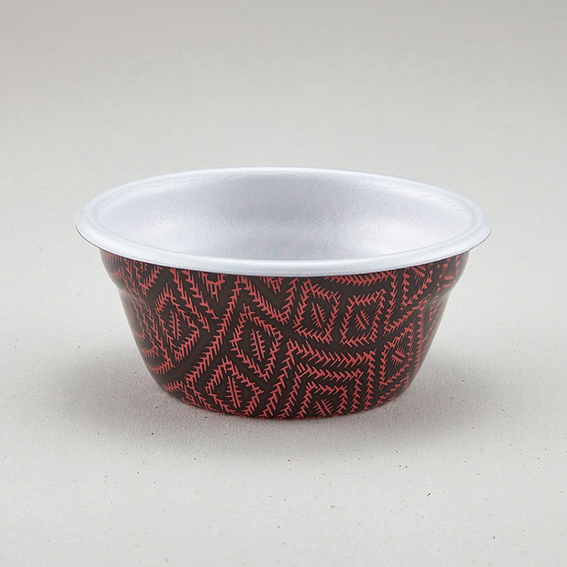 青葉紙業 丼容器 本体 D-5 らんたい 205817 50個/袋（ご注文単位16袋）【直送品】