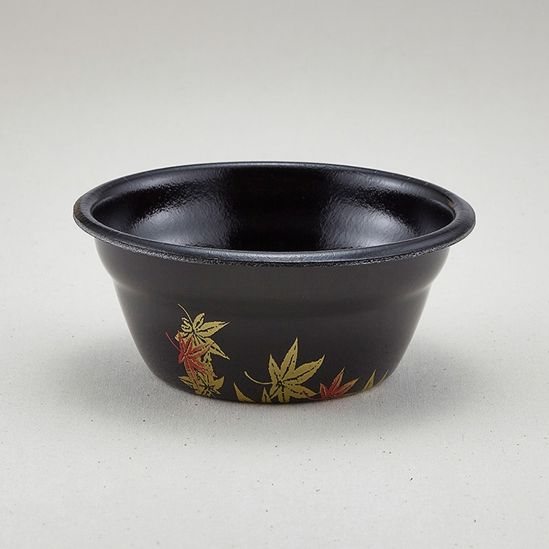 >青葉紙業 丼容器 本体 D-5 もみじ内黒 205818 50個/袋(ご注文単位16袋)【直送品】