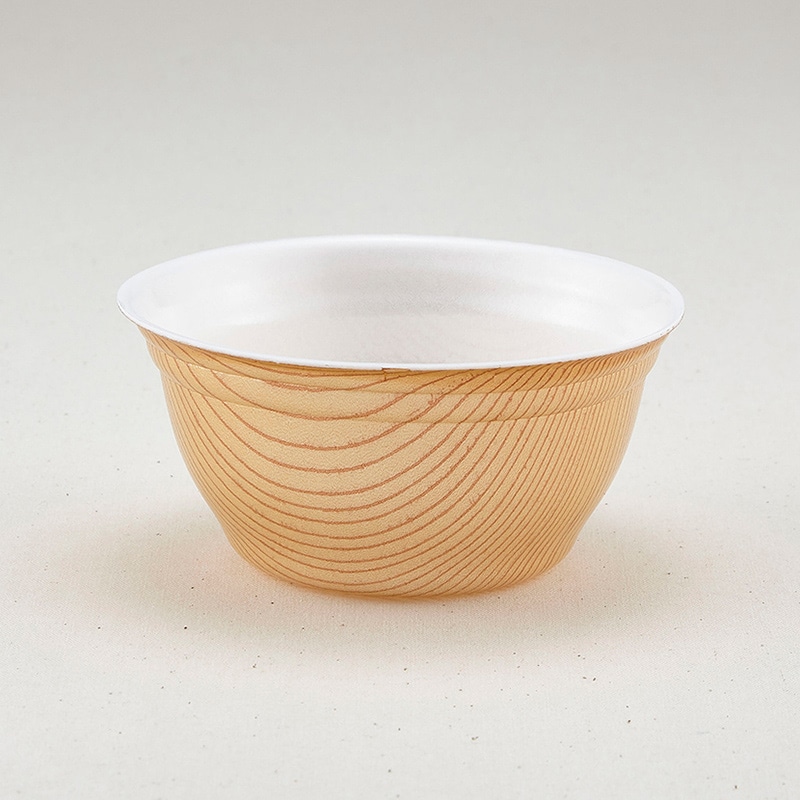 青葉紙業 丼容器 本体 D-6 もくめレンジ 206025 50個/袋(ご注文単位20袋)【直送品】