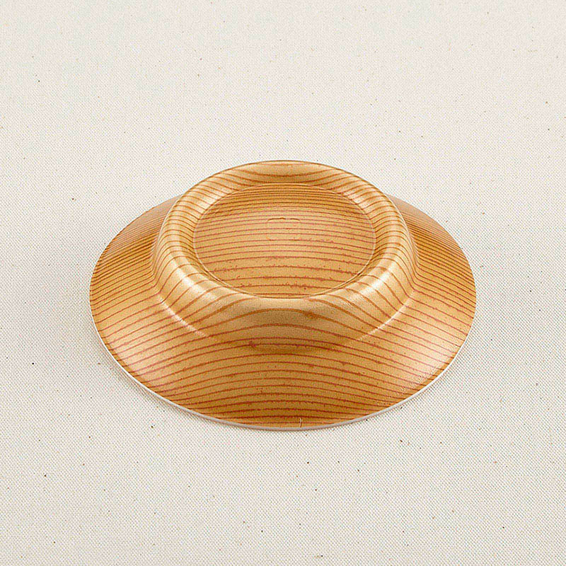 青葉紙業 丼容器 落とし蓋 D-6 もくめ 206102 100枚/袋（ご注文単位10袋）【直送品】