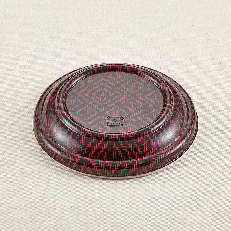 青葉紙業 丼容器 蓋 D-6 嵌合らんたい 206217 100枚/袋（ご注文単位10袋）【直送品】