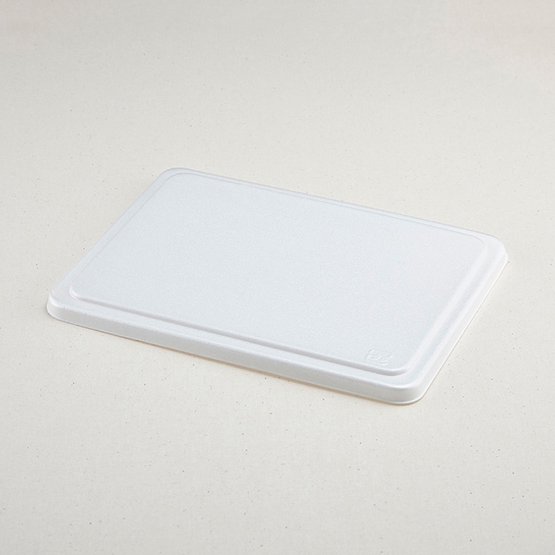 青葉紙業 弁当容器 蓋 F-6 白 210201 50枚/袋（ご注文単位8袋）【直送品】