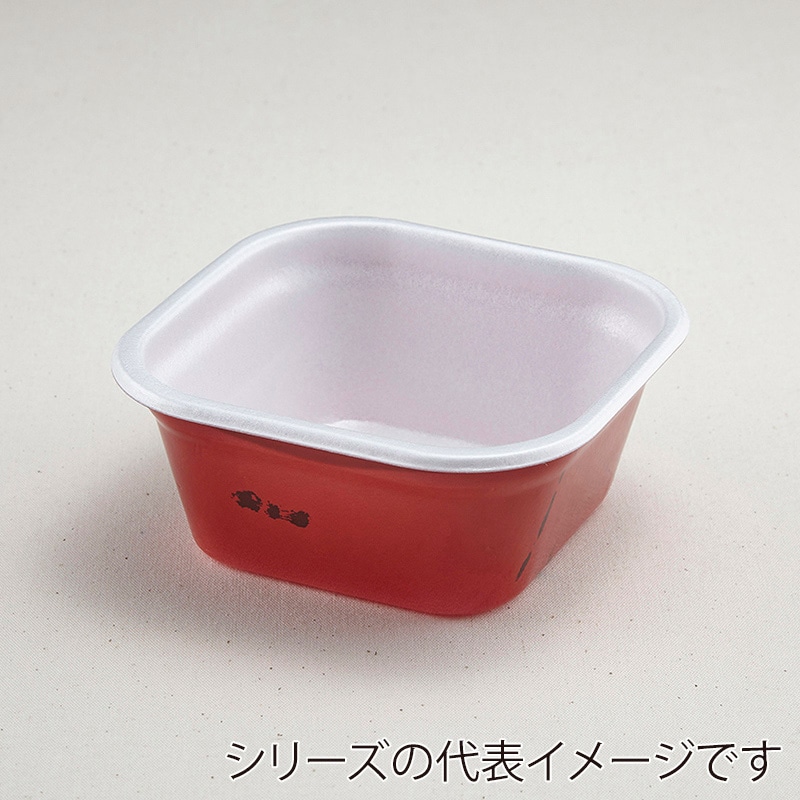 青葉紙業 丼容器 どん重 本体 赤うるし 220104 50個/袋（ご注文単位16袋）【直送品】