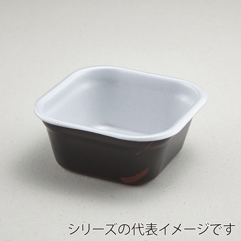青葉紙業 丼容器 どん重 本体 大盛 うるし 220303 50個/袋(ご注文単位16袋)【直送品】