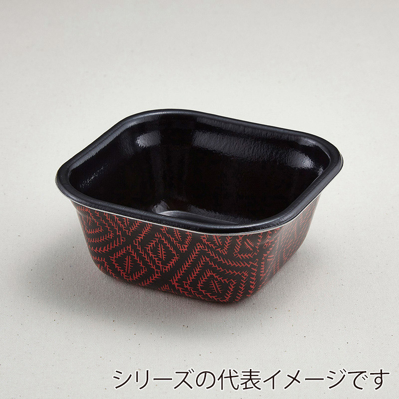 青葉紙業 丼容器 どん重 本体 大盛 耐熱らんたい内黒 220340 50個/袋(ご注文単位16袋)【直送品】
